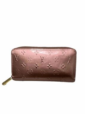 Louis Vuitton Rose Gold Vernis Zippy Wallet
